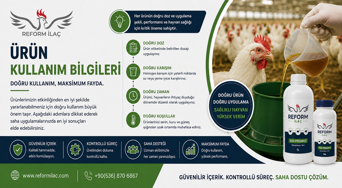 Ürün Kullanım Bilgileri